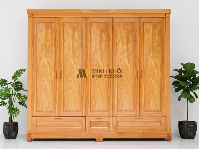 Tủ Để Áo Quần 5 Cánh Hiện Đại - TA221