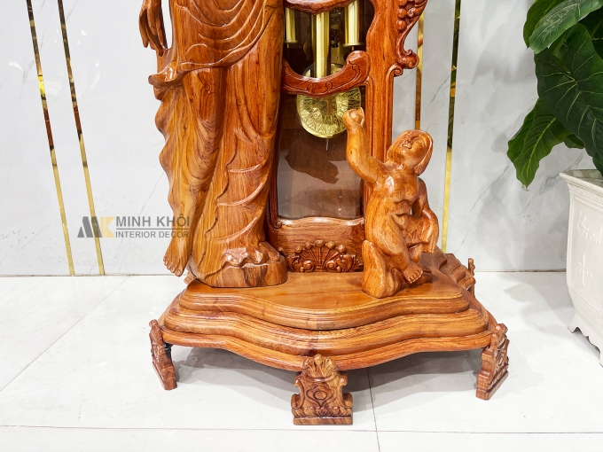 Tủ Đồng Hồ Gỗ Hương Đá Ngọc Nữ Thiên Thần - DH923