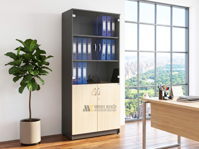Tủ Hồ Sơ Gỗ MDF - THS010