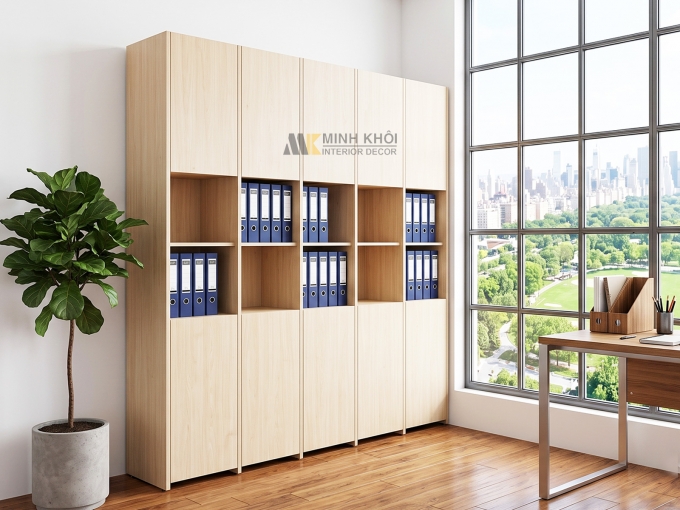 Tủ Hồ Sơ Gỗ MDF - THS012