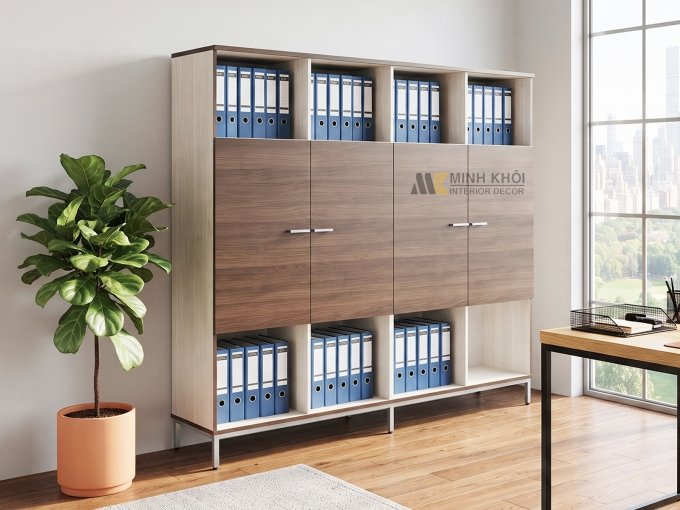 Tủ Hồ Sơ Gỗ MDF - THS014