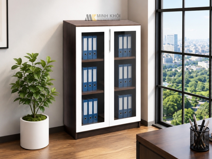 Tủ Hồ Sơ Gỗ MDF - THS023