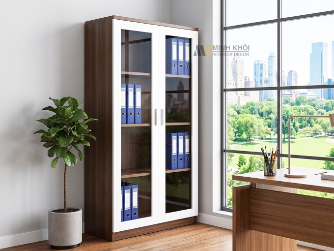 Tủ Hồ Sơ Gỗ MDF - THS024