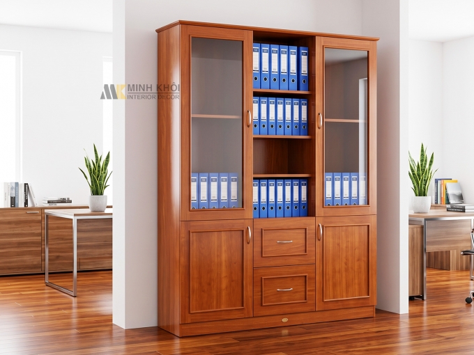 Tủ Hồ Sơ Gỗ Tự Nhiên - THS202