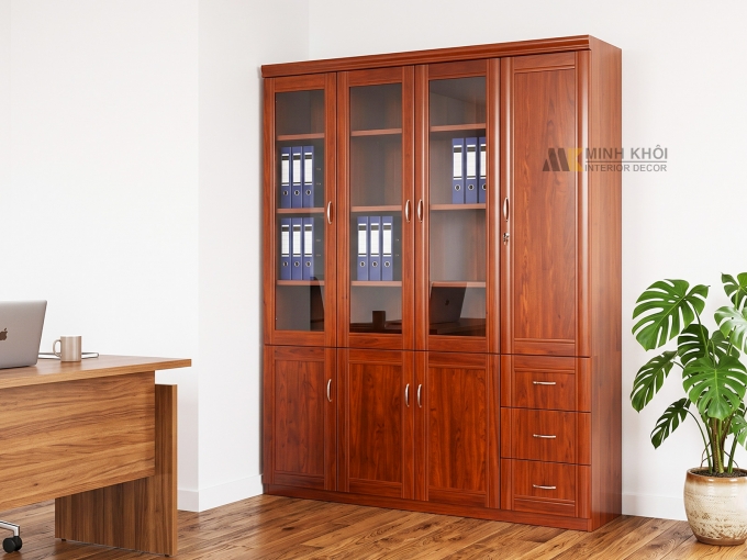 Tủ Hồ Sơ Gỗ Tự Nhiên - THS204