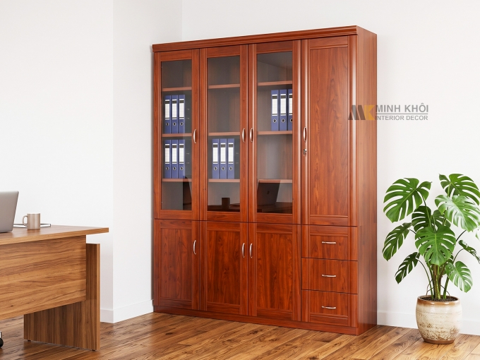 Tủ Hồ Sơ Gỗ Tự Nhiên - THS206