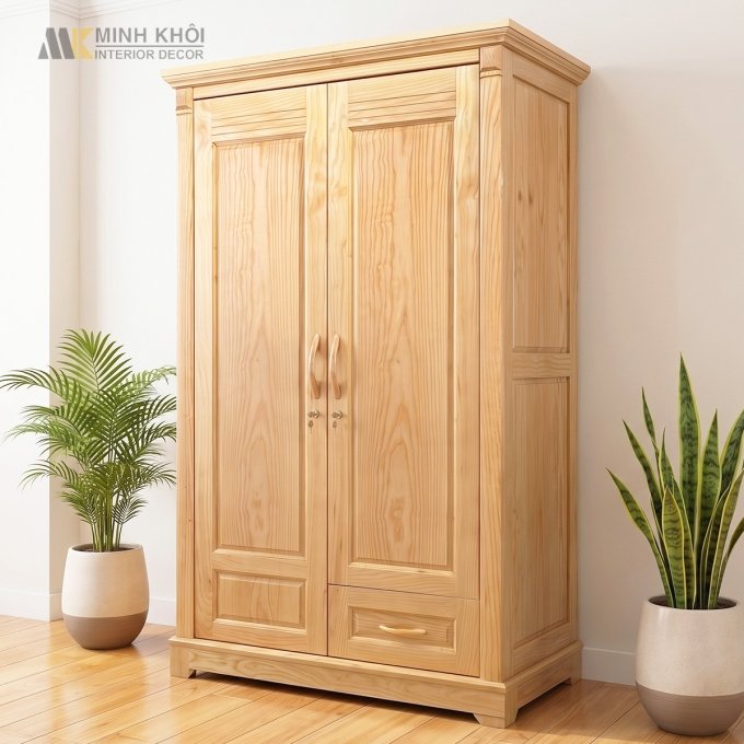 Tủ Quần Áo 2 Cánh Hiện Đại - TA950