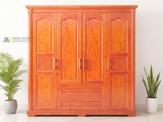 Tủ Quần Áo 4 Cánh Sang Trọng - TA924