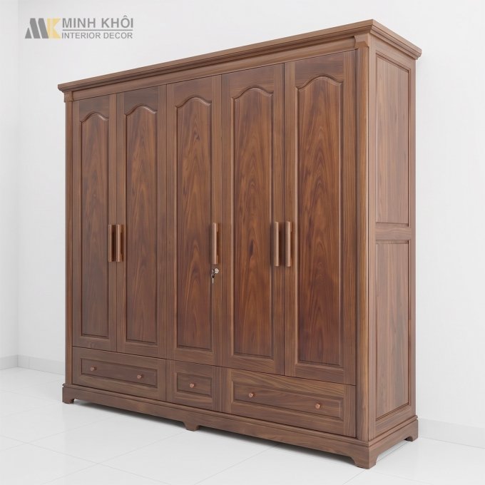Tủ Quần Áo 5 Cánh Hiện Đại Sang Trọng - TA862