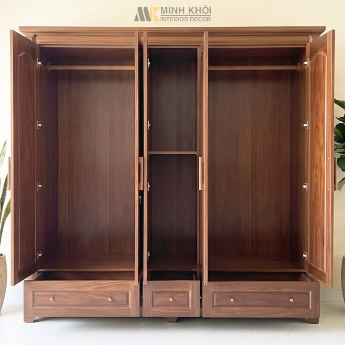 Tủ Quần Áo 5 Cánh Hiện Đại Sang Trọng - TA862