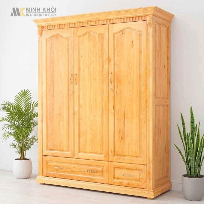 Tủ Quần Áo Hiện Đại 3 Cánh Đẹp - TA955