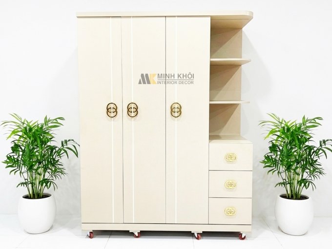 Tủ Quần Áo Hiện Đại Có Đèn LED – TA419
