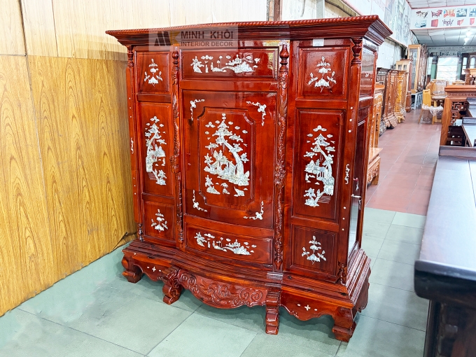 Tủ Thờ Gỗ Xoan Đào 1m47 - TT205