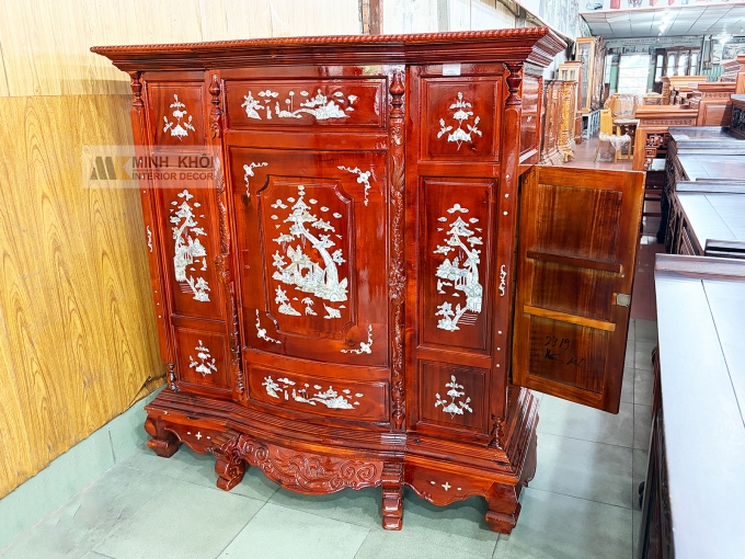 Tủ Thờ Gỗ Xoan Đào 1m47 - TT205