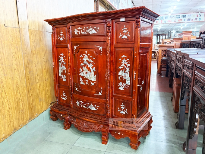 Tủ Thờ Gỗ Xoan Đào 1m47 - TT205