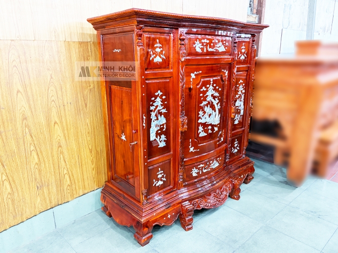 Tủ Thờ Gỗ Xoan Đào 1m47 - TT205
